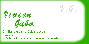 vivien guba business card